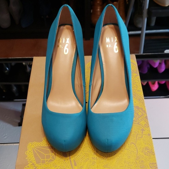 Mix No. 6 Shoes - 5in Mix No. 6 Blue Heels